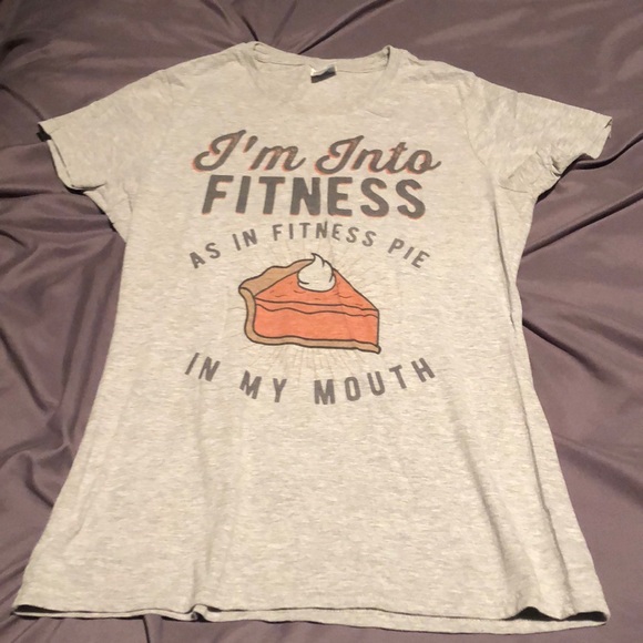 Thanksgiving shirt! Fitness Pie in my Mouth. Size Small. - Picture 1 of 2